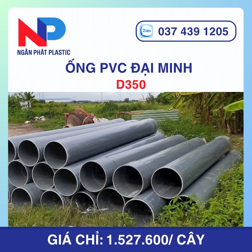 Ống Nhựa PVC 350 Đại Minh